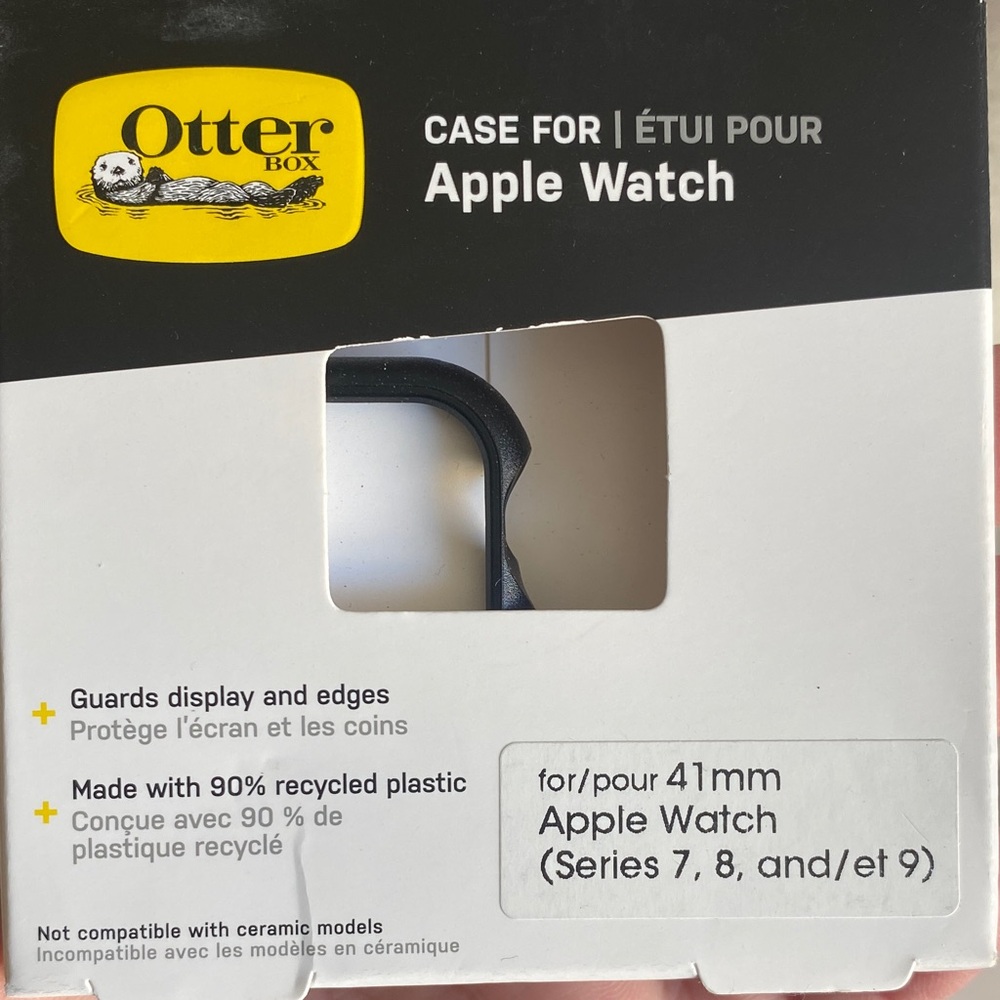 OtterBox Black Apple Watch Case for 41mm (Series 7/8/9)